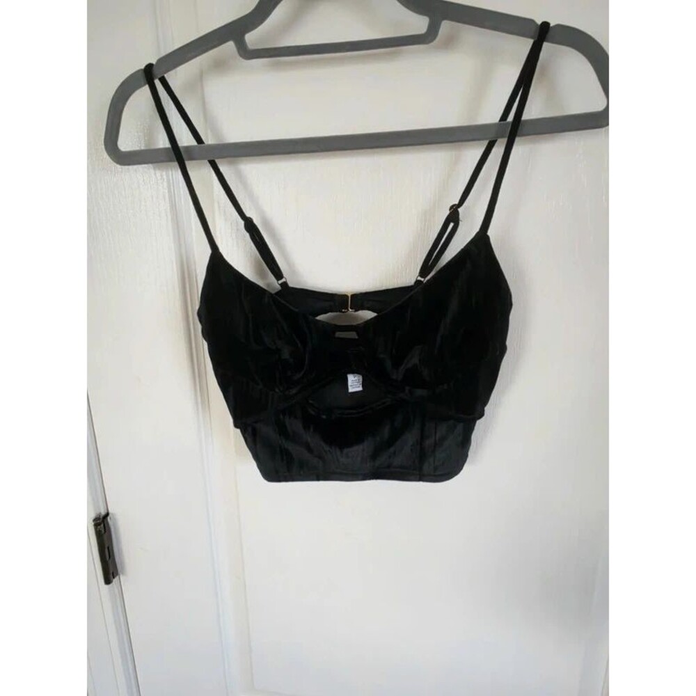 Urban outfitters black crop top